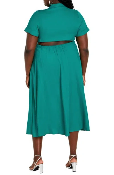 City Chic Malia Midi Shirtdress