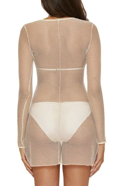 Becca Cozumel Long Sleeve Mesh Cover-up Tunic