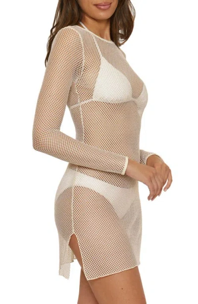 Becca Cozumel Long Sleeve Mesh Cover-up Tunic