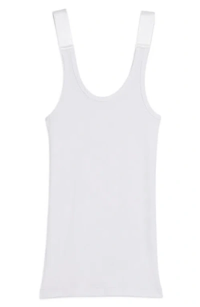 Helmut Lang Scoop Neck Rib Tank