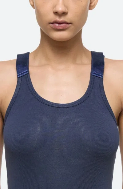 Helmut Lang Seatbelt Ribbed Tank Dress