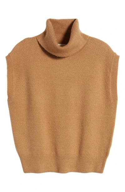 Treasure & Bond Short Dolman Sleeve Cotton Blend Turtleneck Sweater