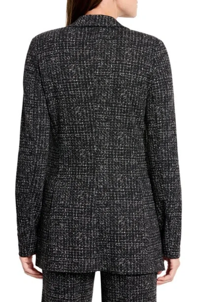 Nic + Zoe Dotty Grid Zip Jacket In Black Multi
