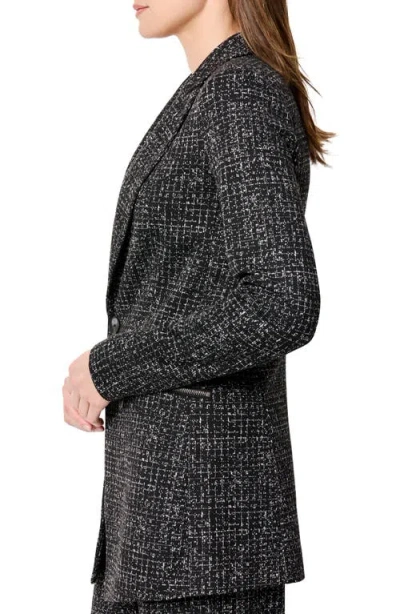 Nic + Zoe Dotty Grid Zip Jacket In Black Multi