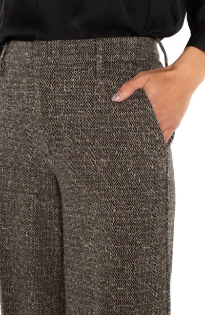 Liverpool Los Angeles Kelsey Herringbone Wide Leg Knit Pants