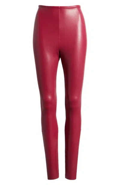 Commando Control Top Faux Leather Leggings