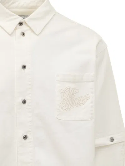 Off-white White Cotton Shirt