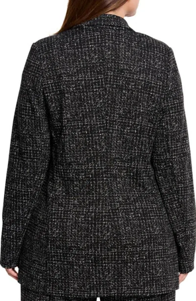 Nic + Zoe Nic+zoe Dotty Grid Zip Pocket Blazer