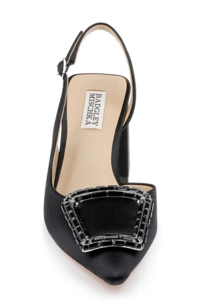 Badgley Mischka Collection Adaline Slingback Pointed Toe Pump