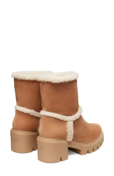 Stuart Weitzman Lennox Shearling Trim Bootie