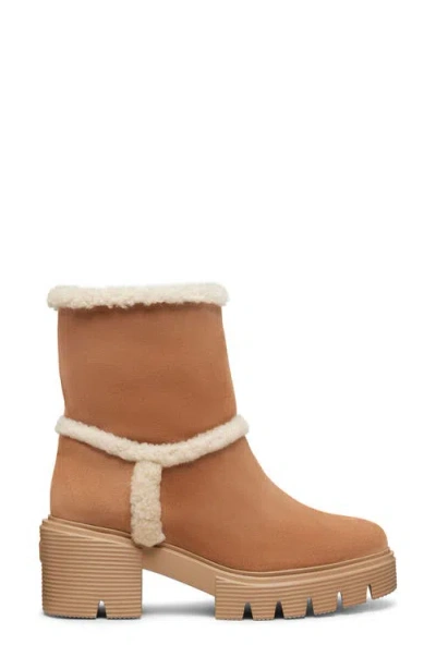 Stuart Weitzman Lennox Shearling Trim Bootie