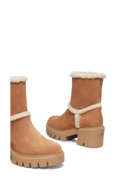Stuart Weitzman Lennox Shearling Trim Bootie