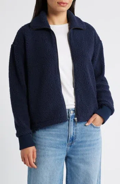 Caslon ® Brushed Fleece Jacket