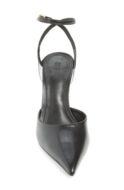 Schutz Skye Ankle Strap Pointed Toe Pump