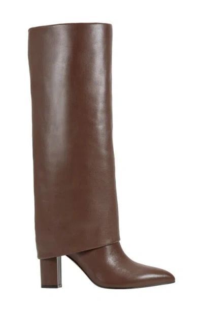 Marc Fisher Ltd Leina Foldover Shaft Pointed Toe Knee High Boot