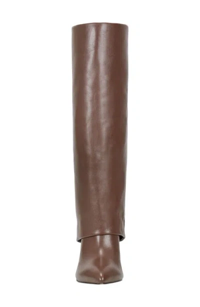 Marc Fisher Ltd Leina Foldover Shaft Pointed Toe Knee High Boot
