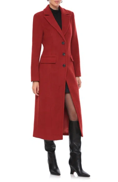 Avec Les Filles Cutaway Tailored Maxi Coat