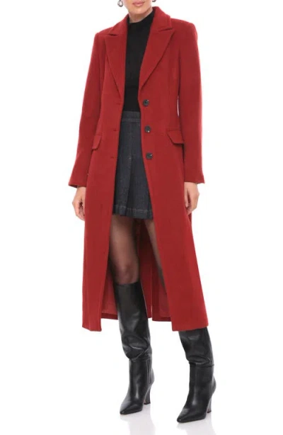 Avec Les Filles Cutaway Tailored Maxi Coat