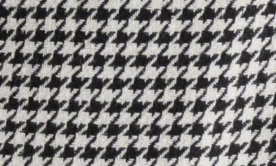 Steve Madden Leon Houndstooth Tweed Wrap Miniskirt