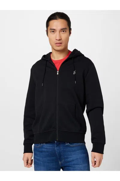 Polo Ralph Lauren Zip-up Hooded Sweatshirt In Black