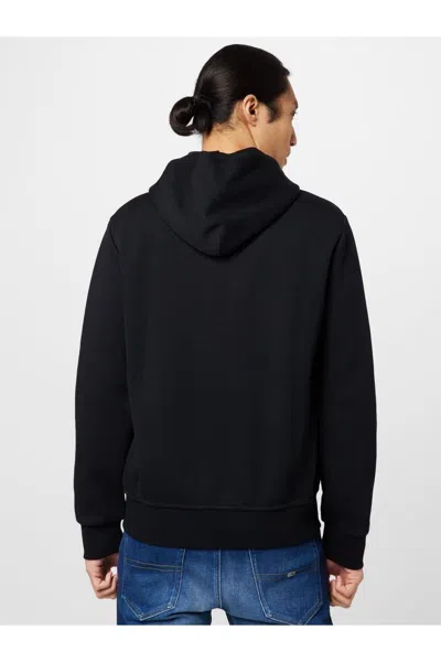 Polo Ralph Lauren Zip-up Hooded Sweatshirt In Black