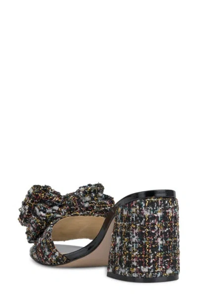 Jessica Simpson Romilda Bow Sandal In Tweed Sparkle