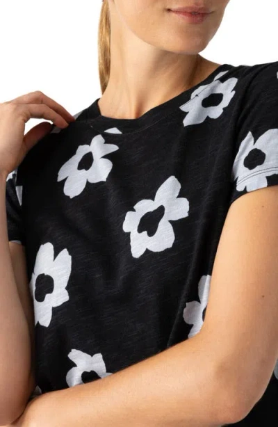 Sanctuary The Perfect Geo Print Cotton Blend Knit Top