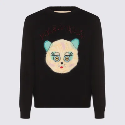 Valentino Garavani Sweater With Le Chat De La Maison Patch In Black
