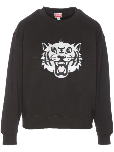Kenzo Happy Tiger Embroidered Sweatshirt