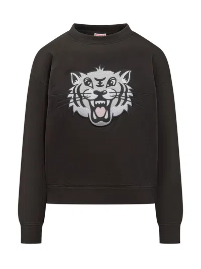 Kenzo Happy Tiger Embroidered Sweatshirt