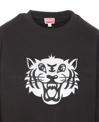 Kenzo Happy Tiger Embroidered Sweatshirt