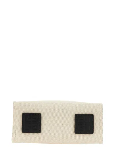 Givenchy Woman Ivory Canvas Mini G-tote Handbag In Neutral
