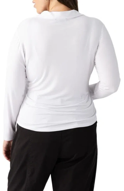 Sanctuary Ruched Collar Cardigan