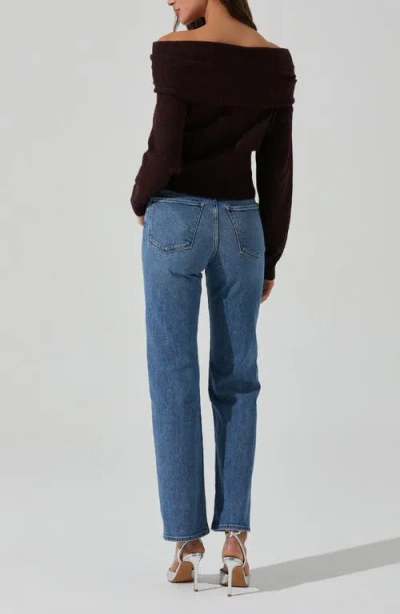 Astr The Label Wylie Off The Shoulder Sweater