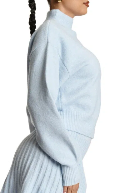 Naked Wardrobe Crop Turtleneck Sweater