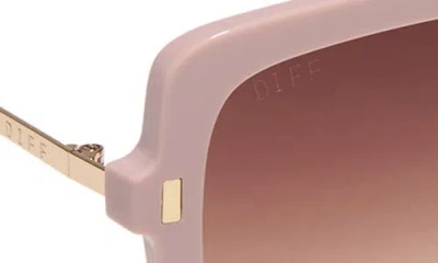 Diff 54mm Square Sunglasses