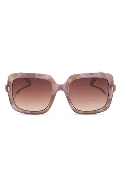 Diff 54mm Square Sunglasses