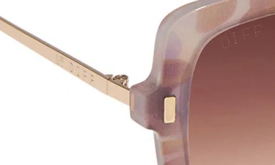 Diff 54mm Square Sunglasses