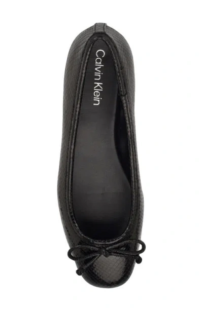 Calvin Klein Bronte Ballet Flat In Black