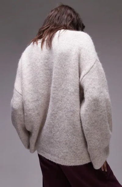 Topshop Oversize Boxy Fluffy Sweater