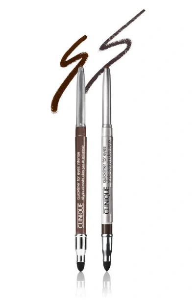 Clinique Quickliner For Eyes Eyeliner Pencil Set $54 Value