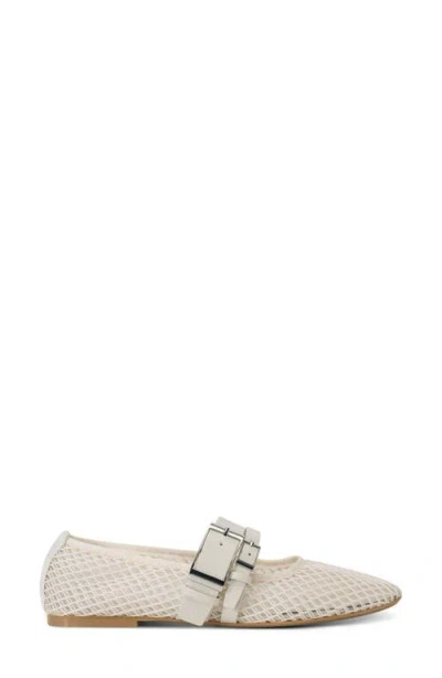 Dkny Dade Buckle Strap Mesh Ballet Flat