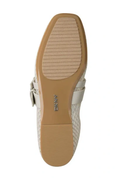 Dkny Dade Buckle Strap Mesh Ballet Flat