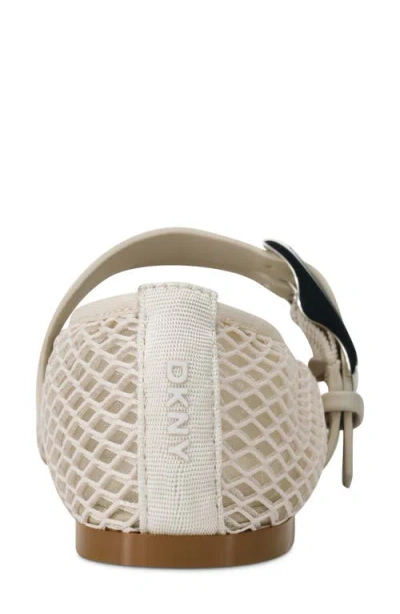 Dkny Dade Buckle Strap Mesh Ballet Flat