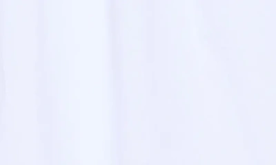 Calvin Klein Smocked Waist Cotton Poplin Skirt In White