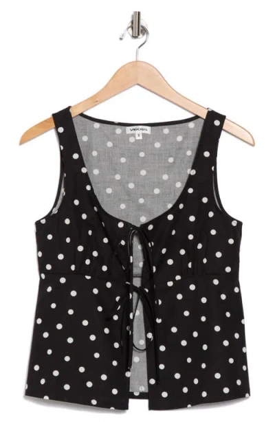 Vigoss Tie Front Vest Top