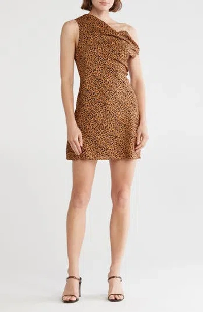 Lush Draped One Shoulder Minidress