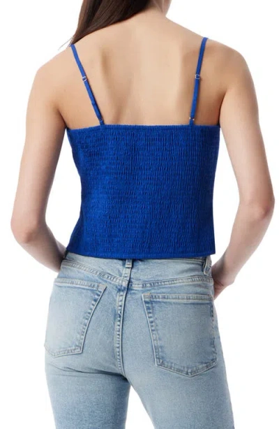 Robert Rodriguez Bristal Front Tie Cami In Blue