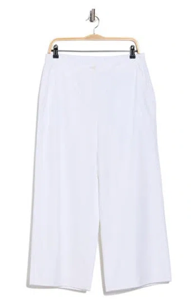 Eileen Fisher Crop Wide Leg Cotton Blend Pants