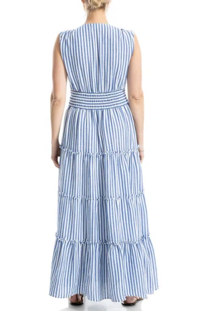 Max Studio Knotted Waist Maxi Dress